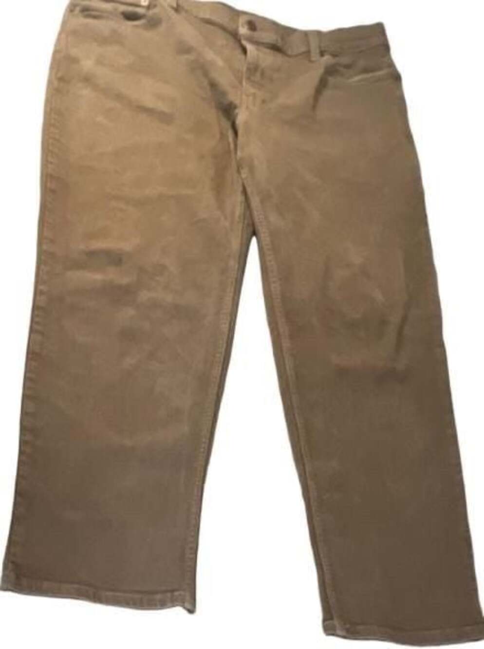 L.L. Bean Brown Cotton Straight Leg Pants